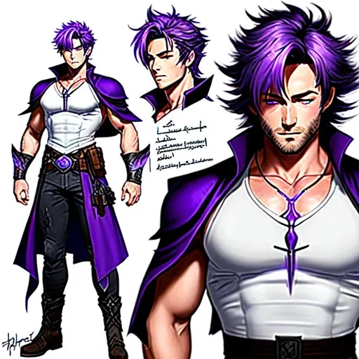 Prompt: {Concept sheet}Luke Perry with eyes closed, blindfolded, 26 years old male, purple hair, ((closed eyes)), sleeveless, light purple hair bowl cut, eyes closed, battlefield, ethereal, white mage Artifact gear from FFXIV suit eyes, ethereal, jewelry set balayage wild hair,{Concept sheet} eyes shut, royal vibe, highly detailed, digital painting, Trending on artstation ,tan skin, HD quality, artgerm, by Ilya Kuvshinov 