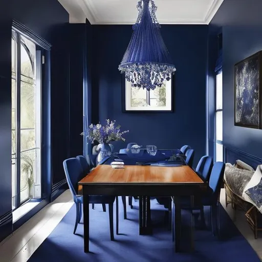 Prompt: One of the richer dark blue shades on our list, ultramarine blue is a very popular hue, combining some of the brightness of electric blue with hints of black.

This all-encompassing shade is ideal for companies hoping to convey a sense of luxury and stability. It could also be a fantastic color for a range of products, including cars.