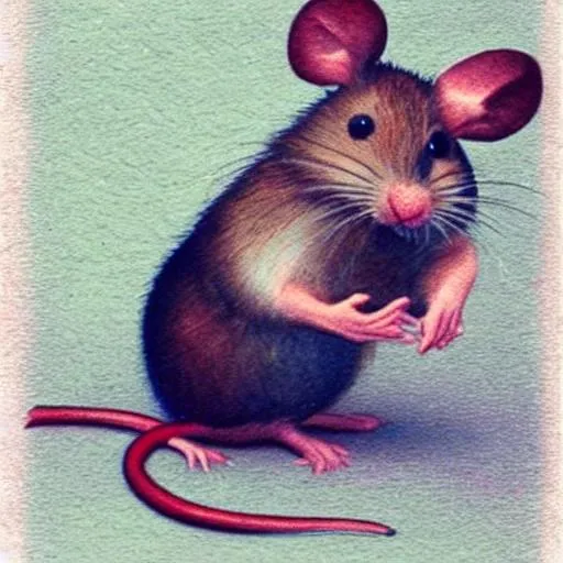 Prompt: fat mouse
