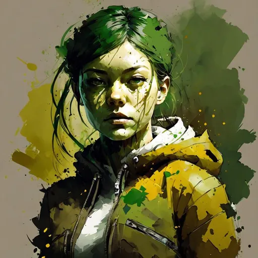 Prompt: woman clothed entirely in leaves and sticks :: forest background :: Core :: Lightning :: Scarecrow :: Kaleidoscope :: Masterpiece :: green brown green :: Biological :: muted brush stroke :: by Ruan Jia, by Travis Charest, by Yoji Shinkawa :: elaborate :: intricate :: hyper detailed :: 8k resolution :: a masterpiece :: concept art :: dynamic lighting :: Splash screen art :: deep colors