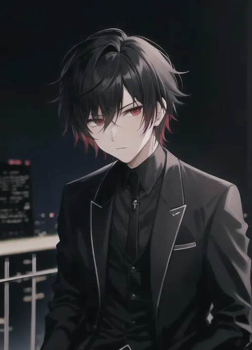 help] game/anime characters that wear a black suit? : r/cosplay