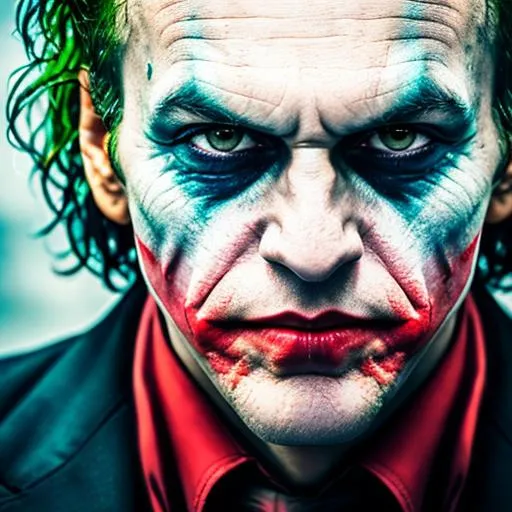 RAW photo, realistic photo of the Joker, (high deta... | OpenArt