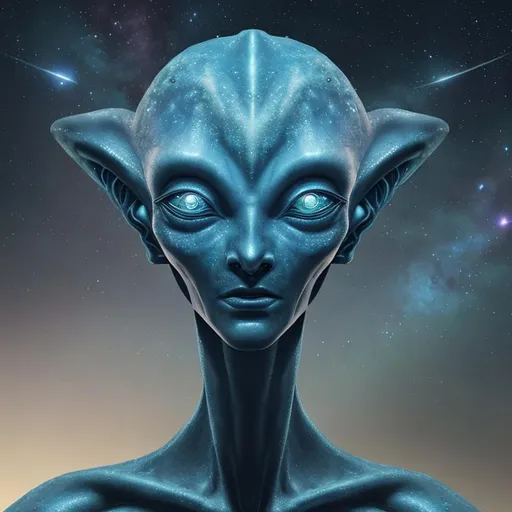 Prompt: Extraterrestrial alien being from the Pleiades  