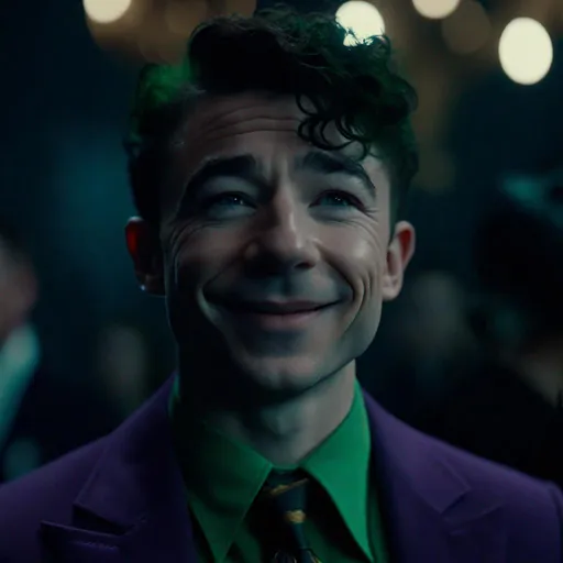 Screen Grab Of Barry Keoghan As The Joker In Cla Openart 