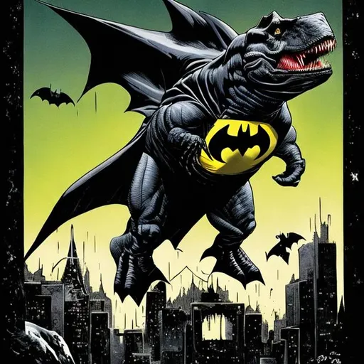T-Rex Batman runner