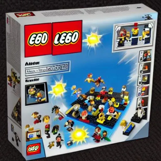 Prompt:  Super Smash Bros. lego set