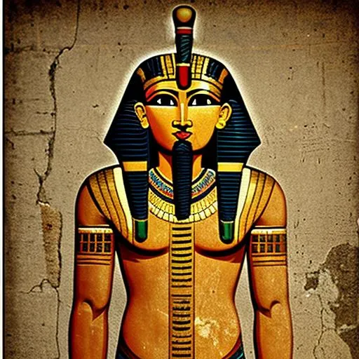 Prompt: Ancient Egyptian God Horus