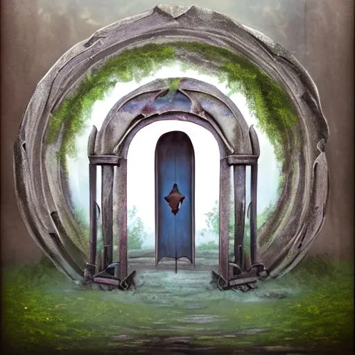 Prompt: a portal to another place,