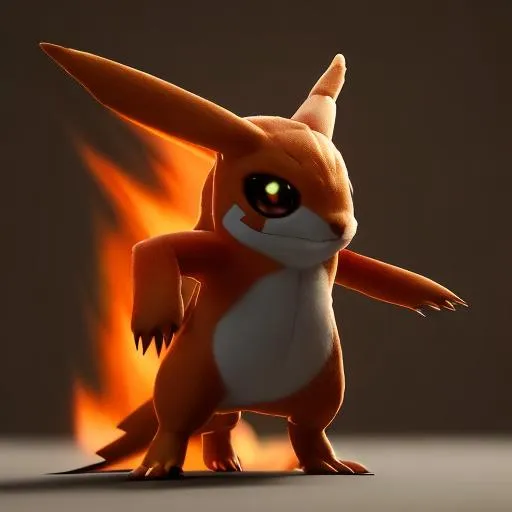 Prompt: pokemon fire type