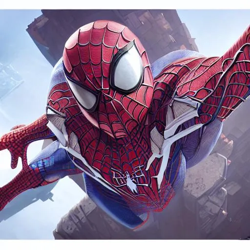 ArtStation - Amazing Fantasy 15 cover remake Spider-Man