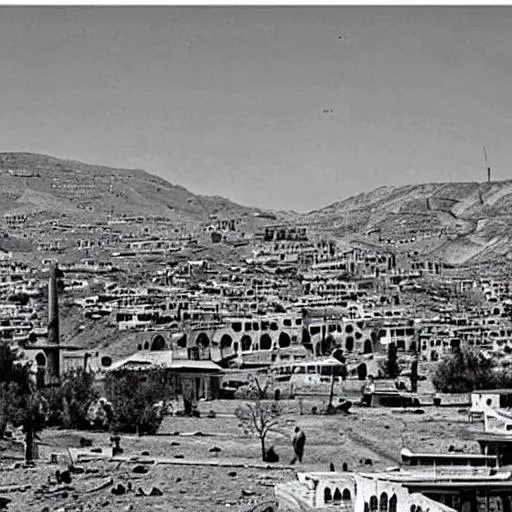 Prompt: Ardabil in Iran in 50 years ago 