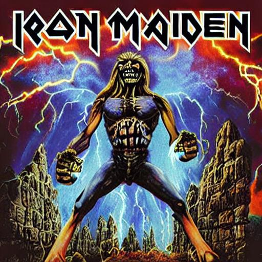 iron maiden lightning album cover