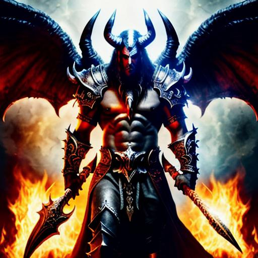 Diablo, Lord of Chaos, Demonic, Hellscape, Evil, Blo...