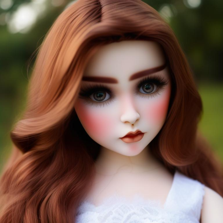 A Woman Turned Into A Porcelain Doll Openart