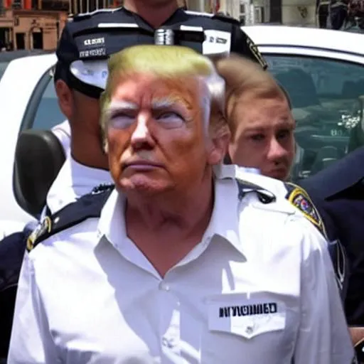 Prompt: Donald Trump Arrested 
