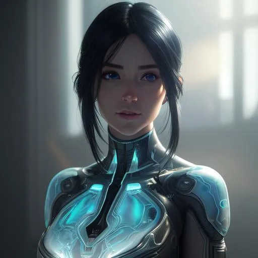 ai, holographic, see through, cortana from the halo...