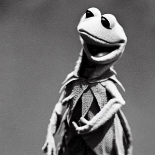 Prompt: kermit in historical event

