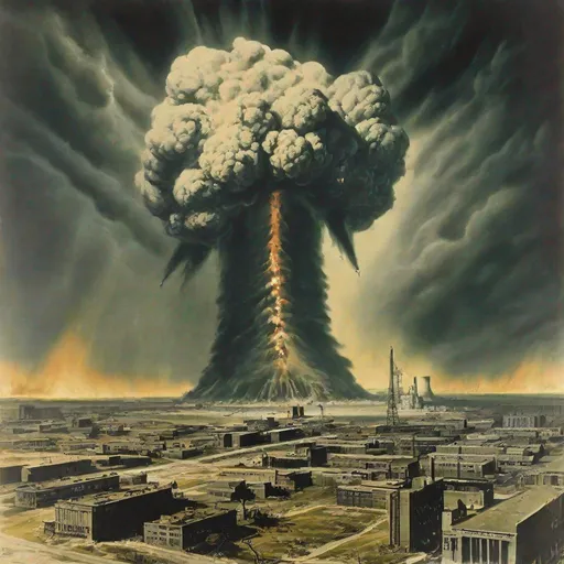 Prompt: Nuclear doomsday, 1958