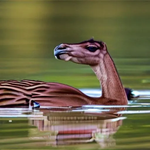 Prompt: guanaco animal