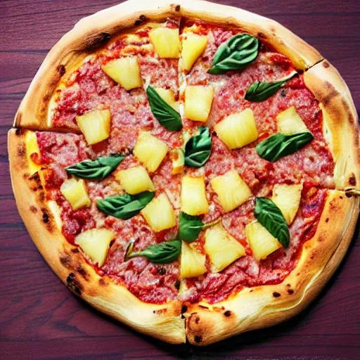 Prompt: Pineapple Pizza Italian
