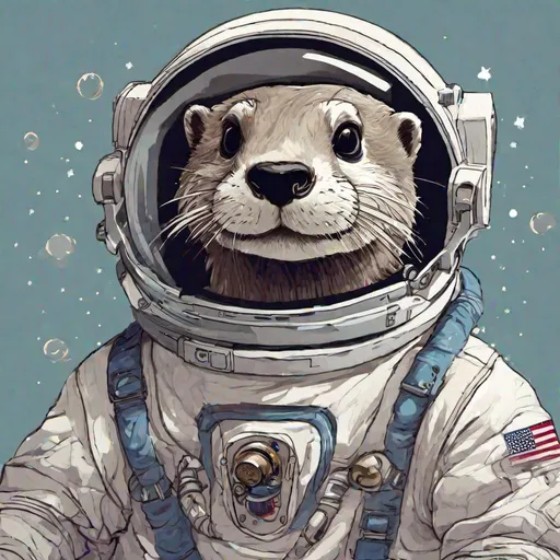 Prompt: Astronaut Otter