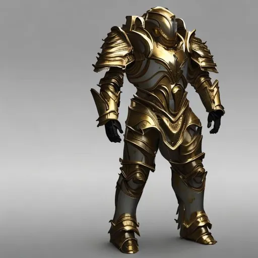 Prompt: catholic, hindu, buddhist, islam, white and gold armor, tank, scifi