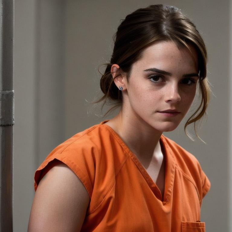 emma watson as female inmate | OpenArt