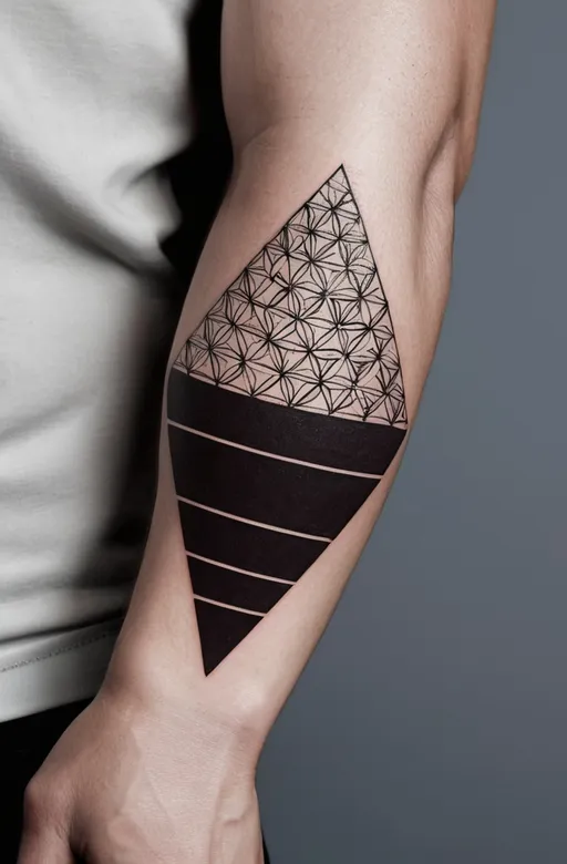 5. Geometric Blackberry Pattern