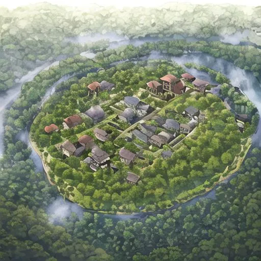 Is There An Official Map/Bird's-Eye View of Soul Society? [art by