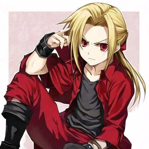 Prompt: Artstyle of Edward Elric