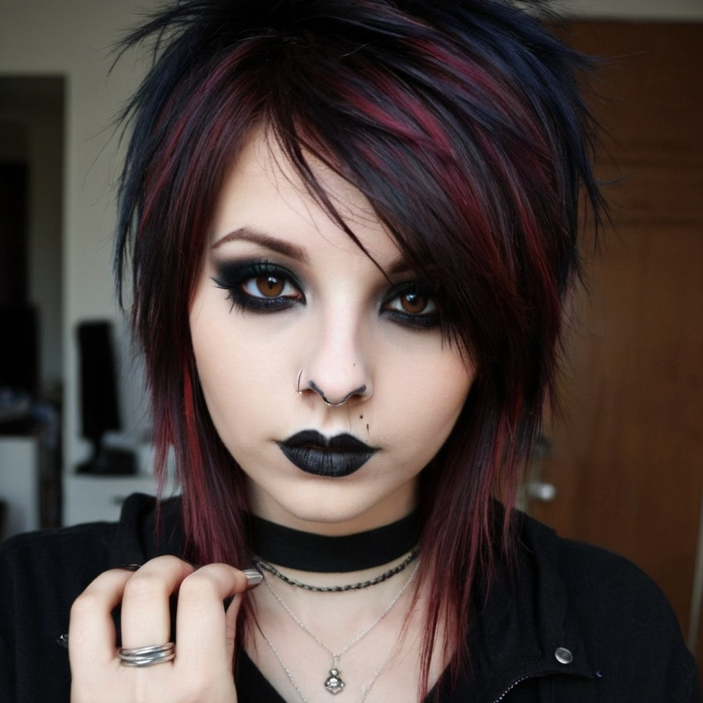 emo makeup + black hair combo :3 : r/EmoStyle