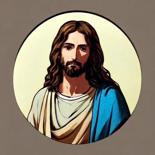 Prompt: Jesus profile picture