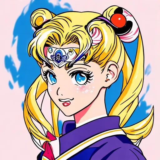 Prompt: Sailor Moon portrait