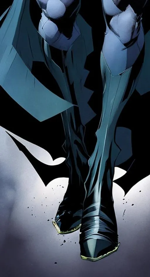 Prompt: Batman feet