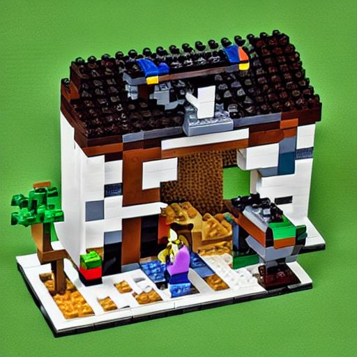 minecraft lego set | OpenArt