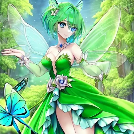 anime nature fairy