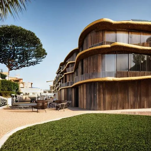 Prompt: Cannes inspired by Congolese architecture with precolonial congolese art inspiration and Congolese minerals, volumetric natural light, ultra realistic, vray,  hd