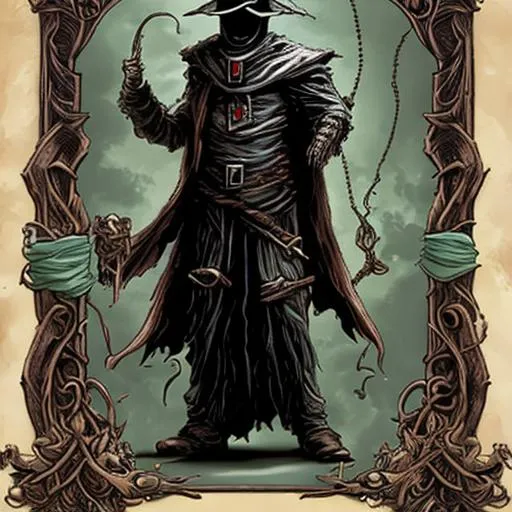 Prompt: Necromancer plague doctor

