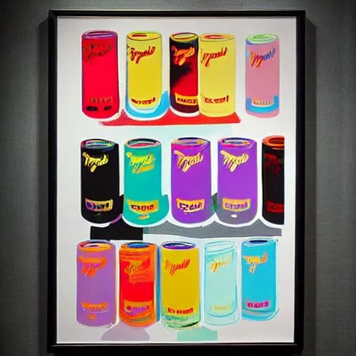 Modern art by Andy Warhol