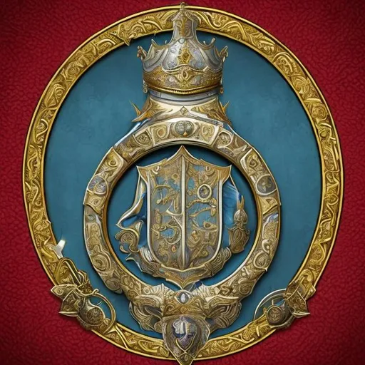 Prompt: A fantasy royal seal for a fantasy kingdom known as the Noble Dominion.