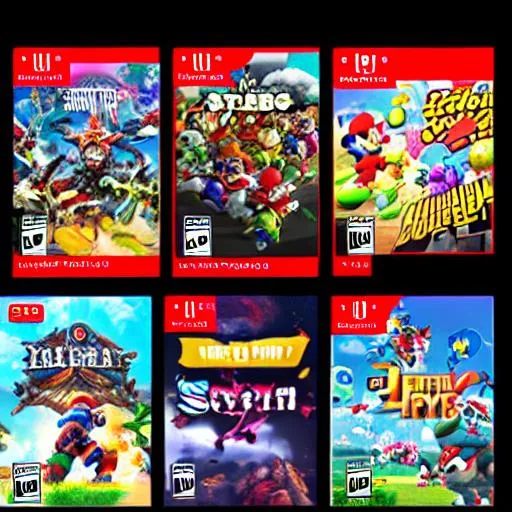 Prompt: nintendo switch  games
