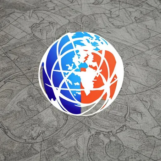 Prompt: Cover the earth, logo