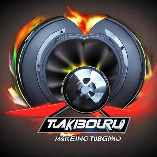 Prompt: Make a gaming logo using turbo engine 