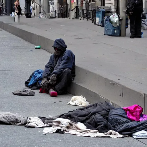 Prompt: homeless in sanfransico