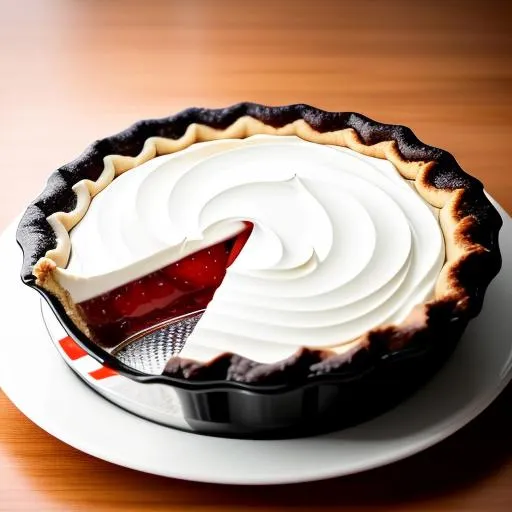 Prompt: Professional Photograph of pie on a plate taken by Nikon D3100 | ISO 450 | focal length 50 mm Sigma 50mm f1.5 | aperture f/4 | exposure time 1/250 Sec DRI