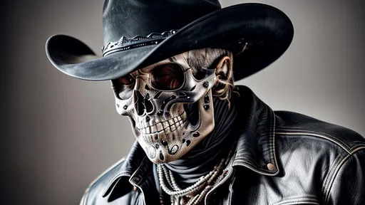 Prompt: Overdetailed Photorealistic Portrait of a Blackened Skeleton Cowboy, Detailed skull Face, White Wispy hair Detailed Hands, Splatters of blood on Duster, Intricately Detailed, Award Winning, Photograph, Film Quality