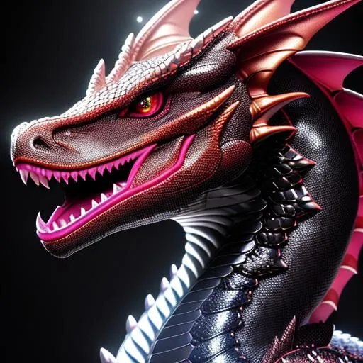 Prompt: headshot of a smooth skinned and scaleless black latex textured dragon, very glossy and shiny, reflective, perfect composition, hyperrealistic, super detailed, 8k, high quality, trending art, trending on artstation, sharp focus, studio photo, intricate details, highly detailed, Trending on Artstation, Cozy wallpaper, Pastel colors, soft lighting
