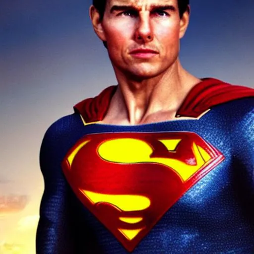 Prompt: Tom cruise as superman
