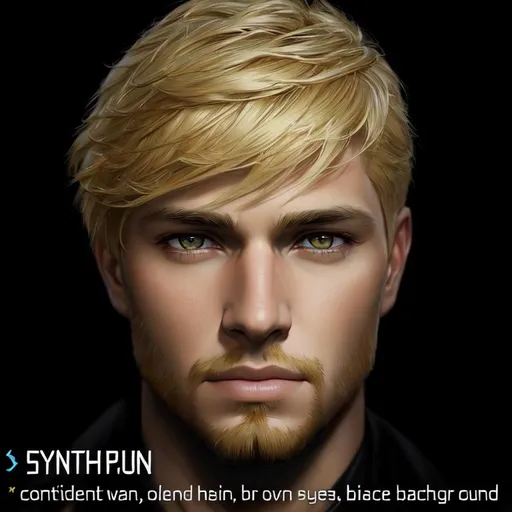 Prompt: photorealistic portrait of a handsome man with wheat-blonde hair with yellow eyes, perfect composition, detailed face, realistic, super detailed, 8k, high quality, artstation, sharp focus, studio photo, intricate details, highly detailed, by greg rutkowski