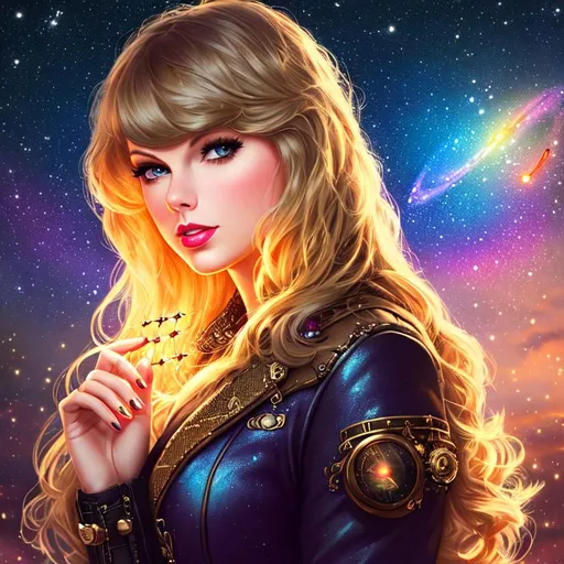 a woman who looks like Taylor Swift, steampunk, autu... | OpenArt